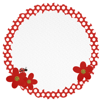 ladybug theme label, tags, notes, memo png