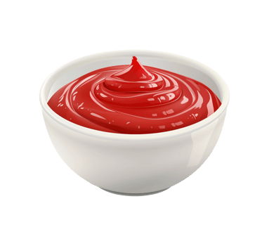 AI generated Ketchup sauce png file