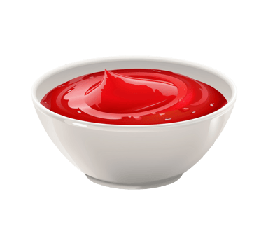 AI generated Ketchup sauce png file
