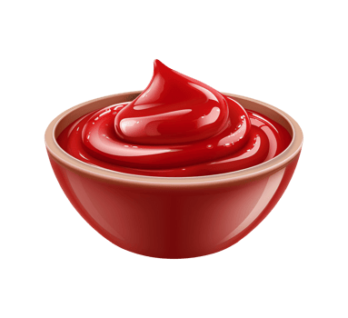AI generated Ketchup sauce png file