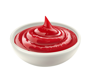 AI generated Ketchup sauce png file