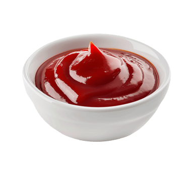 AI generated Ketchup sauce png file