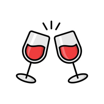 wine icon vector design template in white background