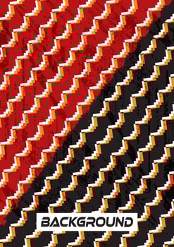Background for sports jersey, running jersey, soccer jersey, pattern batik. vector