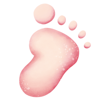 Baby element, baby shower element png