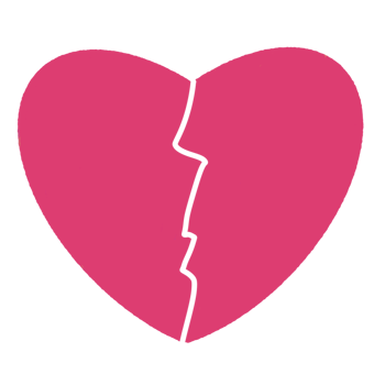 Color heart love element png