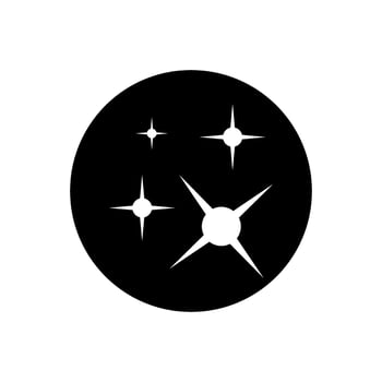 Sparkles icon vector. Twinkling stars illustration sign. Shining burst symbol. Star logo. vector