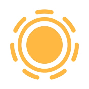 Vibrant Energy Warmth Sun Emblem Limitless Energy vector