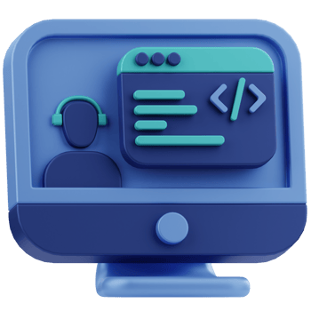 Operator Programing Language 3D Illustration png