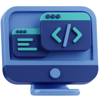 Code Editor Programing Language 3D Illustration png