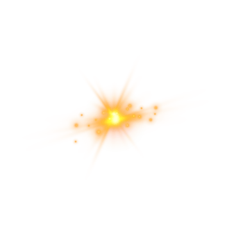 Golden Star sparks glitter special light effect. Gold sparkles star on transparent background. Transparent sunlight special lens flare light effect. png