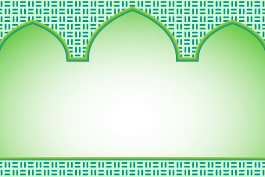 Islamic Geometric Graphic Banner Background vector
