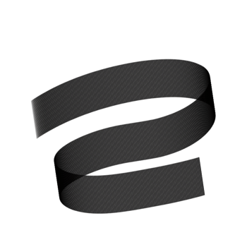 Black Ribbon Shape png