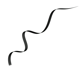 Black Ribbon Shape png