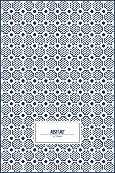 simple abstract pattern of flower shape with multiple diagonal stripe vector