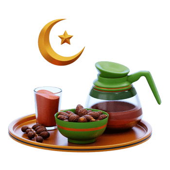 Ramadan Eid Al Fitr 3D Icon png