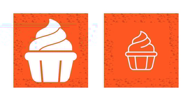 Cupcake Vector Icon