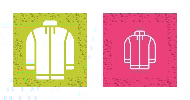 Fleece jacket Vector Icon