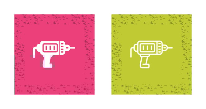 Electric Drill Vector Icon