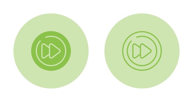 Video Next Track Circle Vector Icon