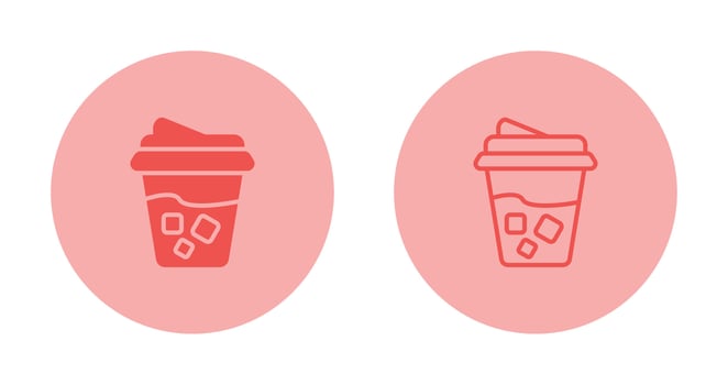 Milkshake Vector Icon