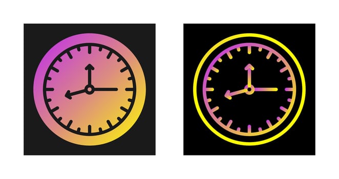 Clock Vector Icon