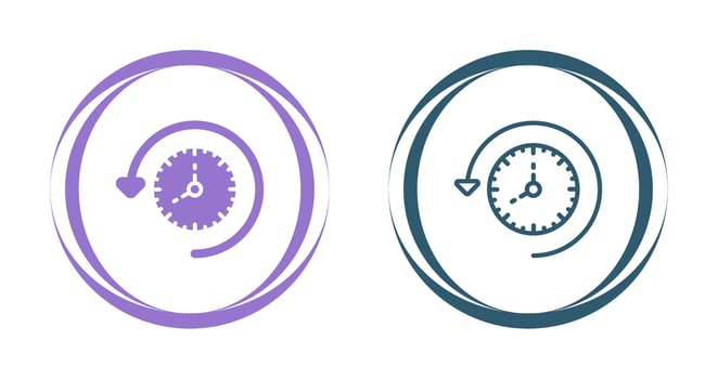 Time Past Vector Icon