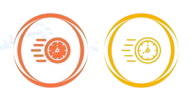 Time Fast Vector Icon