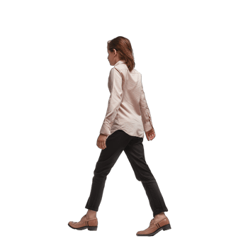 AI generated Professional Woman in Casual Business Attire Walking with Purpose png