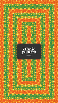 Javanese Ethnic Pattern for background vector