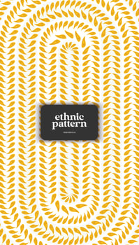 Javanese Ethnic Pattern for background vector