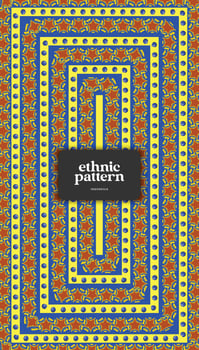 Javanese Ethnic Pattern for background vector