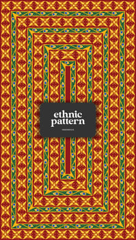 Javanese Ethnic Pattern for background vector