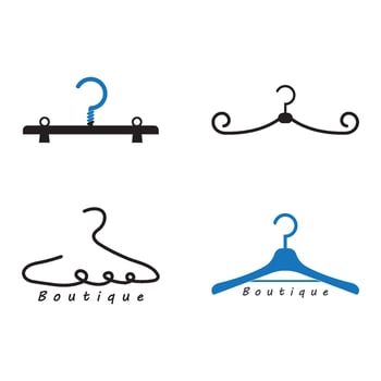 Hanger icon vector isolated on white background