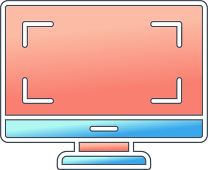 Monitor Vector Icon
