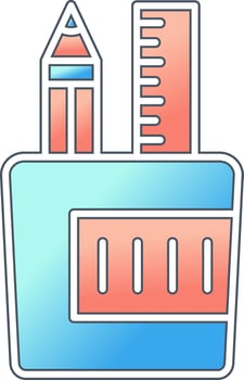 Stationery Mug Vector Icon