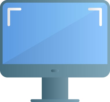 Monitor Vector Icon