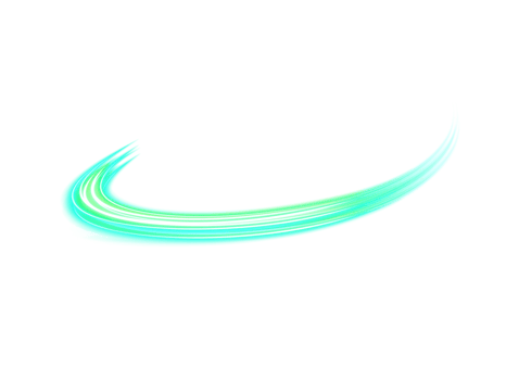 Glowing neon spiral circle. Realistic round light flares. Neon color glowing circle sparkling particles. Luminous glowing speed lines. Glowing neon light effect. Abstract motion line. Light trail wave png