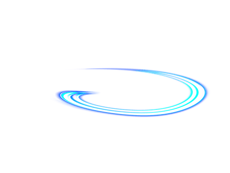 Glowing neon spiral circle. Realistic round light flares. Neon color glowing circle sparkling particles. Luminous glowing speed lines. Glowing neon light effect. Abstract motion line. Light trail wave png