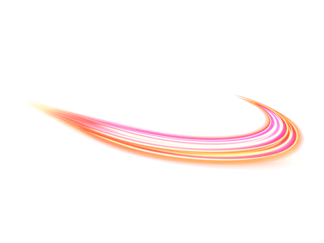 Luminous orange lines of speed. Light glowing effect neon . Abstract motion lines. Light trail wave, fire path trace line, car lights, optic fiber and incandescence curve twirl png
