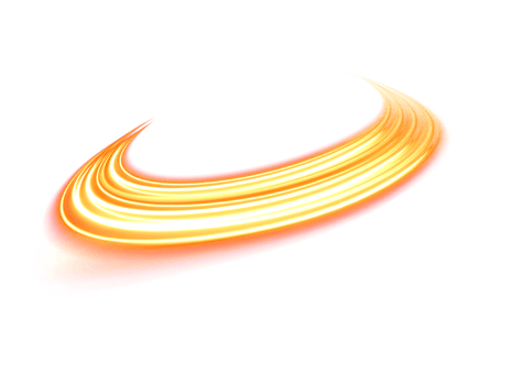 Luminous orange lines of speed. Light glowing effect neon . Abstract motion lines. Light trail wave, fire path trace line, car lights, optic fiber and incandescence curve twirl png