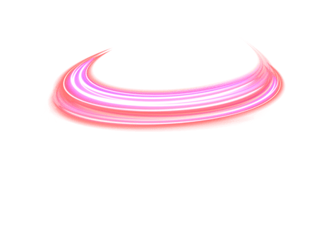 Glowing neon spiral circle. Realistic round light flares. Neon color glowing circle sparkling particles. Luminous glowing speed lines. Glowing neon light effect. Abstract motion line. Light trail wave png