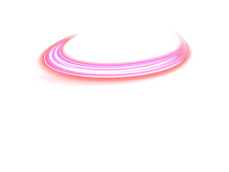 Glowing neon spiral circle. Realistic round light flares. Neon color glowing circle sparkling particles. Luminous glowing speed lines. Glowing neon light effect. Abstract motion line. Light trail wave png
