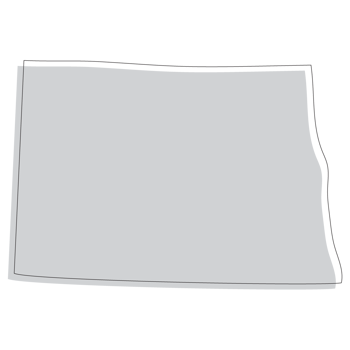 North Dakota map. Map of North Dakota. USA map png