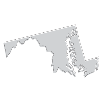 Maryland state map . Map of the U.S. state of Maryland. png