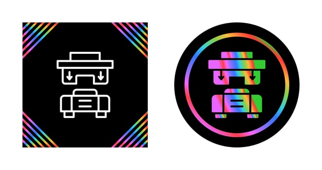Press Machine Vector Icon
