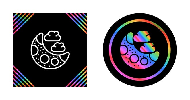 Moon Vector Icon
