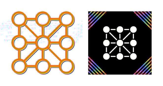 Association Rules Vector Icon