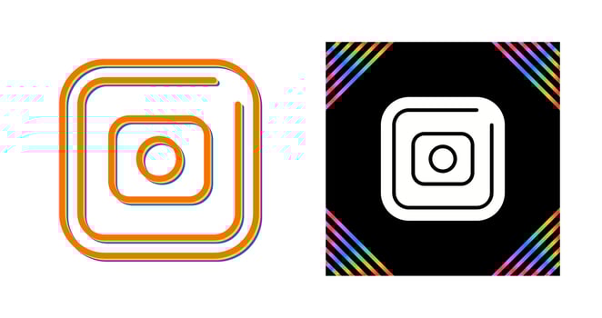 Record Square Vector Icon