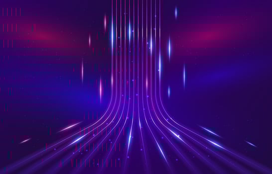 3d Glow Neon Motion Effect Background vector